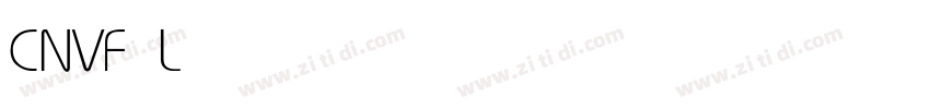 CNVF Light字体转换